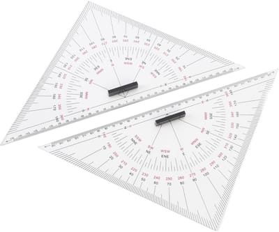 Dailygoods - Driehoekige Liniaal van Acryl voor Navigatie en Tekenbehoeften