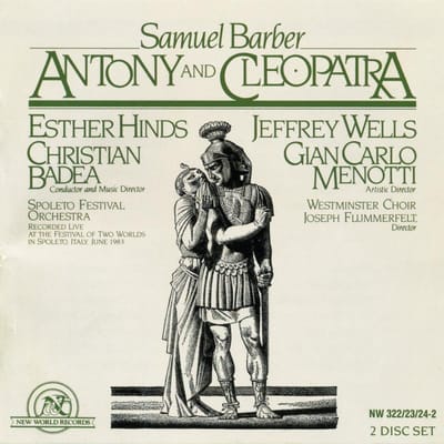 Esther Hinds - Samuel Barber: Antony And Cleopatra (2 CD)