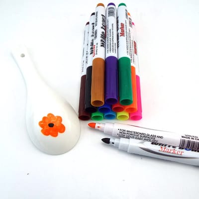 Doodadeals® Magische Schilder Pennen Set - Met Lepel - Magische Zwevende Inkt Pen - Kleuren op Water - 12x Doodle Water Pennen