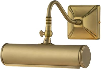 Elstead Lighting LED Schilderijverlichting Picture Light | 1X E14 Max 40W | Dimbaar | Brushed Brass