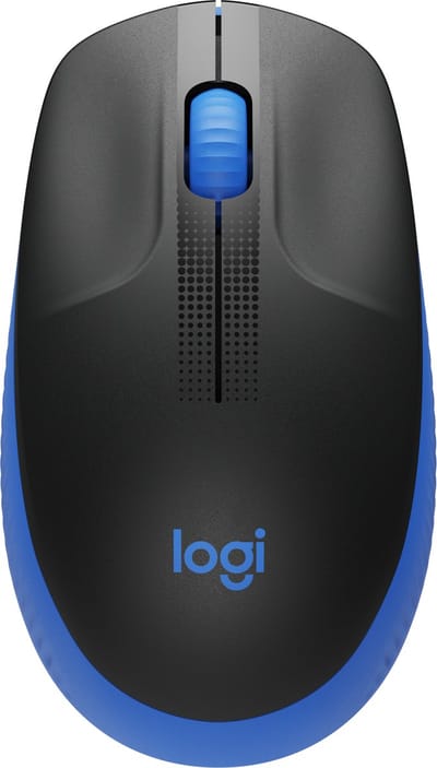 Logitech M190 - Draadloze muis - Blauw