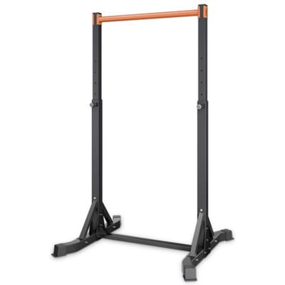 VEVOR Draagbare Pull-Up Bar Power Dip Station met een draagvermogen van 150 kg, vrijstaand met H-frame constructie en stalen buizen, 8-voudig in hoogte verstelbaar, training van armen, rug en borst