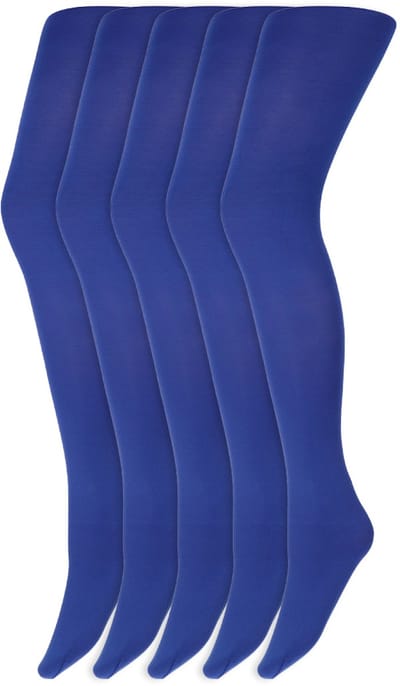 Gekleurde panty’s | Micro | 60 Denier | Merk: Marianne | Maat: S t/m XXL | Kleur: Cobalt blauw | 5 Paar