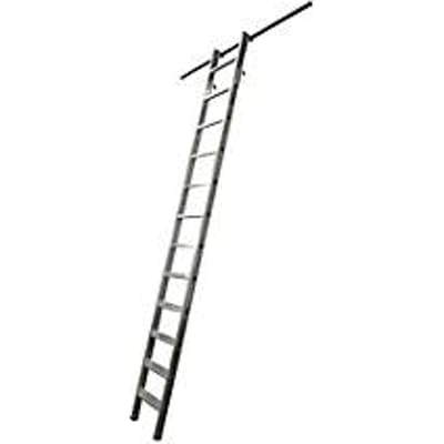 KRAUSE kastenladder, aluminium, met 2 paar inhanghaken/opberghaken, 12 treden