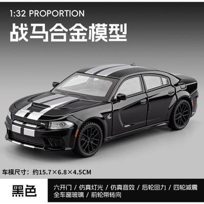 1:32 Dodge Charger Srt Hellcat Widebody Ld American Muscle Sedan Legering Metaal Diecast Model Auto Trendy Sieraden Verzamelingen Speelgoed