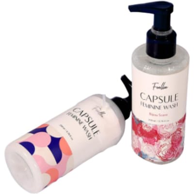 Foellie Probiotica Capsule Vrouwelijke Reiniger Geurloos 200ml 1+1 Y-Zone Verzorging Unscented+Bijou Scent white