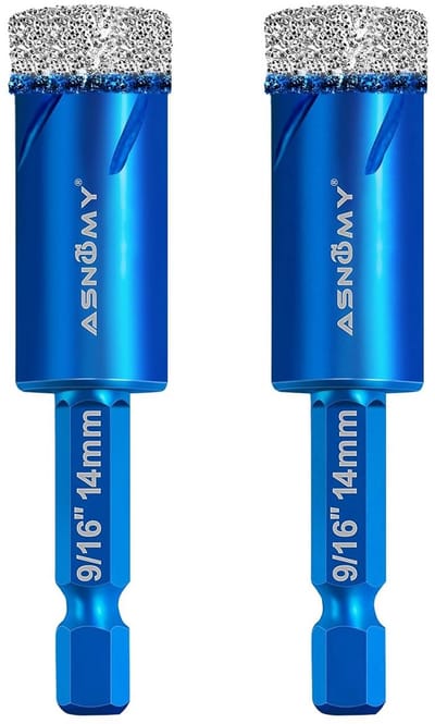 Tegelboor Set 14 mm - 2 Stuks Diamantboor voor Tegels en Glas