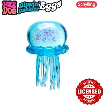 NeeDoh Kwallen Jelly Squish Stressbal Fidget Sensorisch Knijp Squishy Speelgoed Cadeau blauw