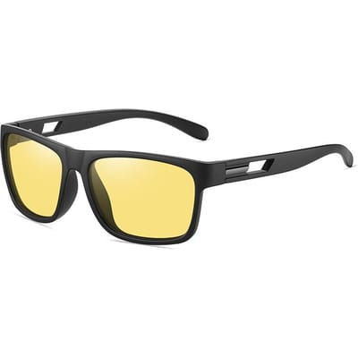 Lunettes de soleil sport carrées myopes avec dioptries Lunettes de soleil de prescription anti-reflets colorées pour hommes 0 -0,5 -0,75 À -6,0 Myopia -6.0