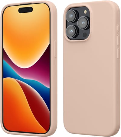 kwmobile Case voor iPhone 15 Pro Max - Slank TPU-Hoesje met Zachte Afwerking - In kokosmelk