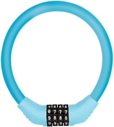 Fietsslot 4-cijferig - Diefstalbeveiliging - Fiets Beveiligen - Verhoogde Weerstand - 10.5 cm Binnendiameter - Blauw