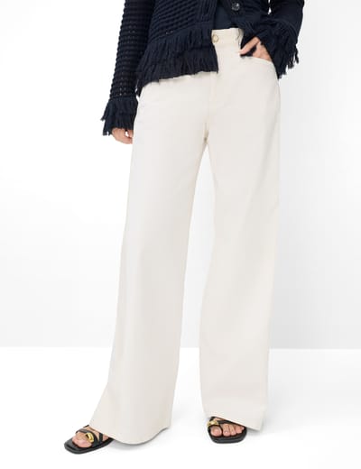 Brax Dames Jeans  Style MORGAN SOFT ECRU, denim offwhite, maat 34