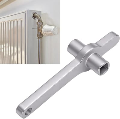 Generic Radiator Ontluchtingssleutel handvat, dik gelegeerd staal, vierkant gat, metrische keizerlijke radiator luchtuitlaatgereedschap voor standaard kleppen 5 x 5 mm