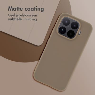 imoshion Hoesje - Geschikt voor Xiaomi 17T - Color Backcover - Bruin