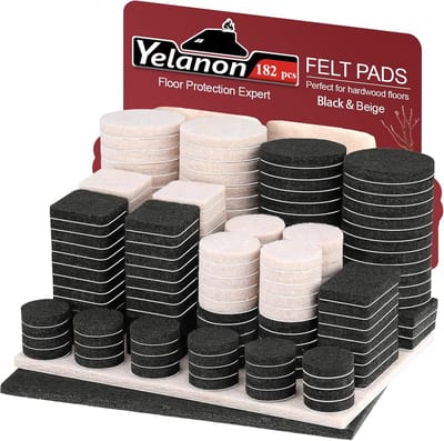 Zelfklevende Vilten Meubelpads - 182 Stuks - Anti-kras Vloerbeschermers voor Meubels
