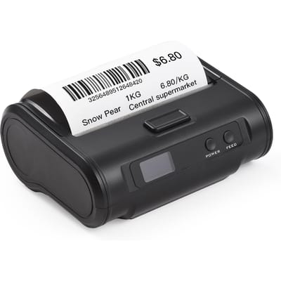 Draadloze Thermische Bonprinter 4 inch 110 mm Draagbare Mobiele Printer 203 dpi Heldere Afdruk BT+USB