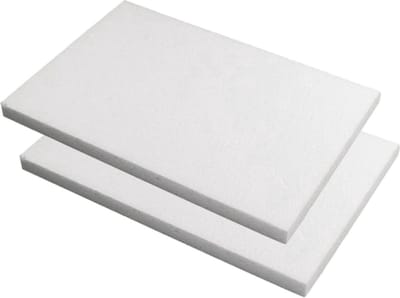 Rayher Piepschuim schijf/schijven - 6x - wit - 20 x 30 x 2 cm - hobby figuren artikelen - vormen