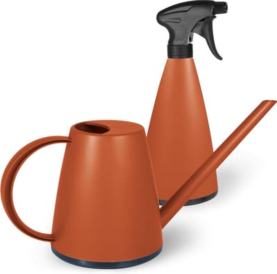 Gieter en Verstuiver - Plantenspuit set - Plantenverzorging Binnen - Verstelbare Sproeikop - 1L en 079L - Groen