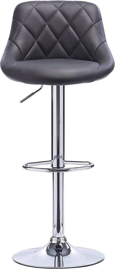 Barkrukken Set 82cm Grijs - Verstelbaar, Ergonomisch en Zithoogte 60-82cm - Voor Eetkamer, Keuken en Woonkamer