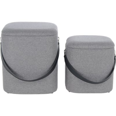 Set van 2 poefs Arabella | Hearthome & Living