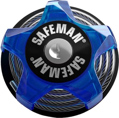 Safeman Mountainbike & Racefiets Slot | Fietsslot | Compact & Multifunctioneel | Blauw | 75cm