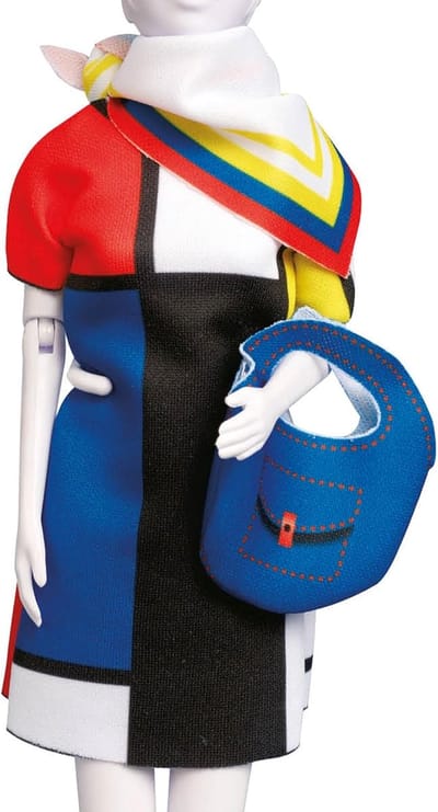 Poppenkleding Set - Outfit Maken - Creatief Spel - Mode Ontwerp - 31 x 24 x 1 cm - Multicolore