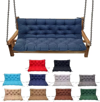 Schommelkussen Vervanging - Buiten Kussen - Ontspannen Buiten - Waterdicht & Vlekbestendig - 150x100cm - Donkerblauw