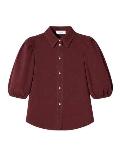 Janice Lars Blouses Bordeaux Lars