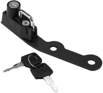 Allecto - Universele Motorhelm Lock Kit - Antidiefstal Beveiliging met 2 Sleutels voor Yamaha MT-09, FZ-09, FJ-09, XSR900