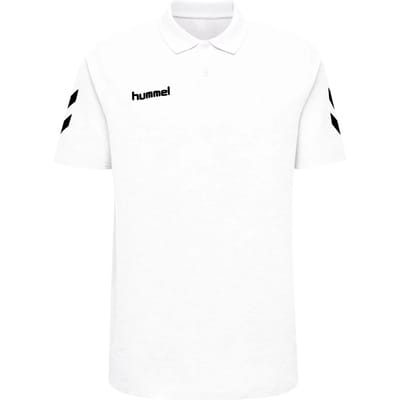 Polo Shirt Korte Mouw hummel Polo Go Cotton blanc