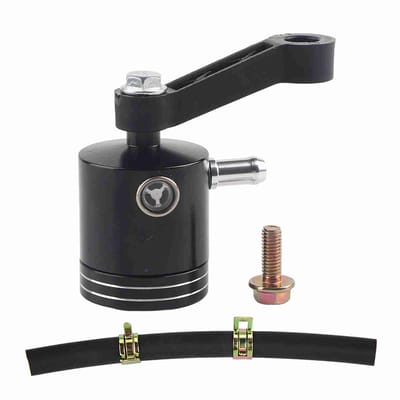 Dailygoods- Vloeistofreservoir Aluminiumlegering - Hoofdremcilinder - Motorfiets - Zwart - Duurzaam - Lichtgewicht - Remreservoir