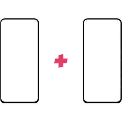 DuoPack: Xiaomi Redmi Note 10 screenprotector gehard glas Edge to Edge