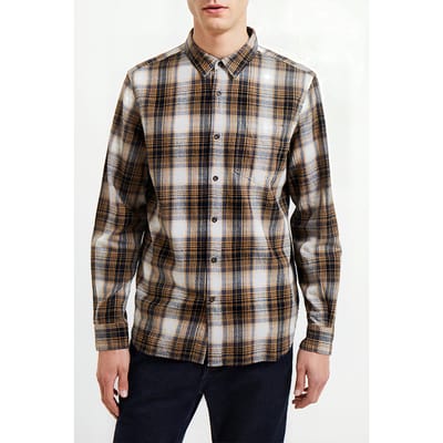 French Connection Sansend Check Ls Collar Shirt Misc. Maat: XS | Casual Overhemden Outlet | Heren