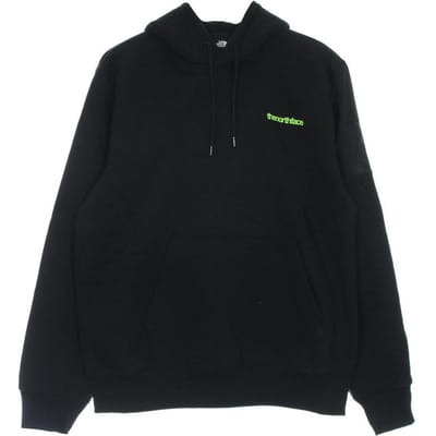 Herenhoodie Mountain Heavyweight Po Hoodie Zwart