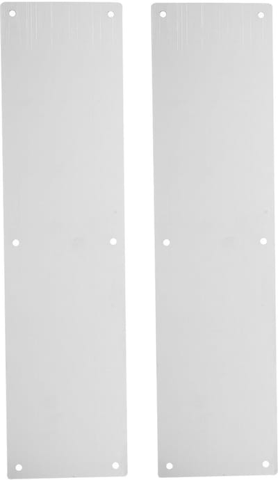 Dailygoods- Deurversterkingsplaat Roestvrij Staal - Beschermplaat - Deurbeschermer - Duurzaam - Buitendeur - Gebruiksvriendelijke Instructies - Kickplaat