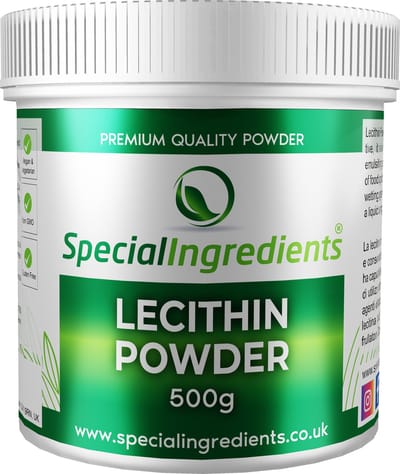 Soja Lecithine - 500 g - Soja Lecithin Poeder - Emulgator - Stabilisatie - Schuimvorming - Vegan Bindmiddel - Moderne Gastronomie - Moleculair Koken - Hersluitbare Pot - Recycled Plastic