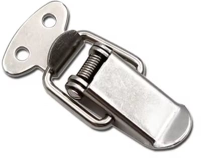 TLVX Sterke Kleine Spansluiting 21x35mm – Kistsluiting – Klemsluiting – Tuimelklem – Gesp Sluiting – Meubelslot – Tuimelvergrendeling – Veilig en snel afsluiten van Kisten, Lades en Deuren – 1 stuks