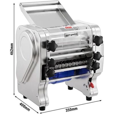 GGM Gastro Elektrische Nudelmaschine mit Teigausroller - Walzenlänge 200mm - 5 kg/h