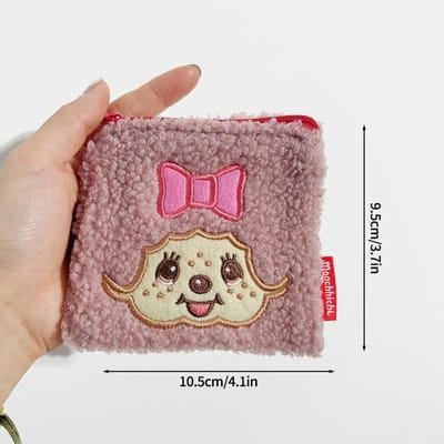 Monchhichi Pouch Portemonnee Schattige Kleine Aap Portemonnee Sleutelhanger Cartoon Anime Opbergtas met Rits Portemonneetje Hanger Feestartikel