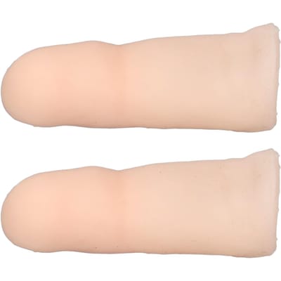 Modèle de Pratique de Prélèvement Sanguin au Doigt 2 Pièces Doigts en Silicone Test Sanguin Pratique pour Étudiant Infirmier