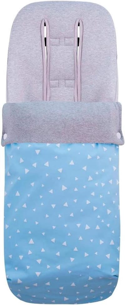 Baby Voetenzak - Slaapzak Kinderwagen - Warm en Comfortabel - Waterafstotende Buitenkant - 33.79 x 32.79 x 10.7 cm - Blauw