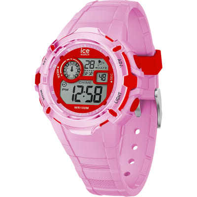 Ice Watch ICE digit explorer - Lovely pink 023268 Horloge - Siliconen - Roze - Ø 40 mm