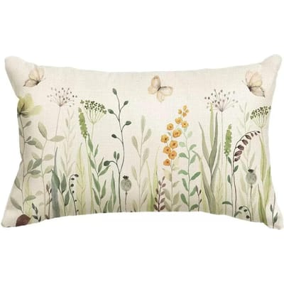 VIKAMA Lente Bloemen Kussensloop Bloemen Bank Kussenhoes Huis Kussenhoes Huisdecoratie 30x50cm
