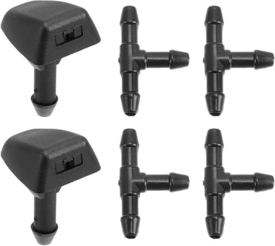 Complete Set van 4 Windshield Spray Nozzles voor Volvo C30 (2007-2013) met Slangconnectoren voor Effectieve Ruitensproeiervloeistofdistributie