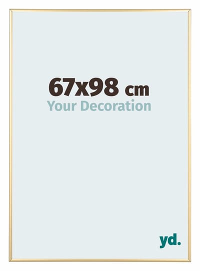 Your Decoration - Puzzellijst 67x98 cm - Goud - Puzzellijst 1500-2000 stukjes - Aluminium Fotolijst - Kent