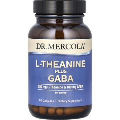 Dr. Mercola - L-Theanine Plus GABA - rustgever - 60 capsules