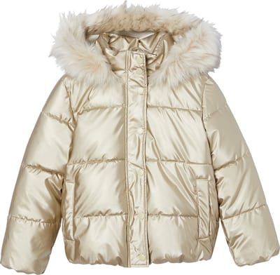 Vertbaudet Donsjack met capuchon voor meisjes met fleece voering
