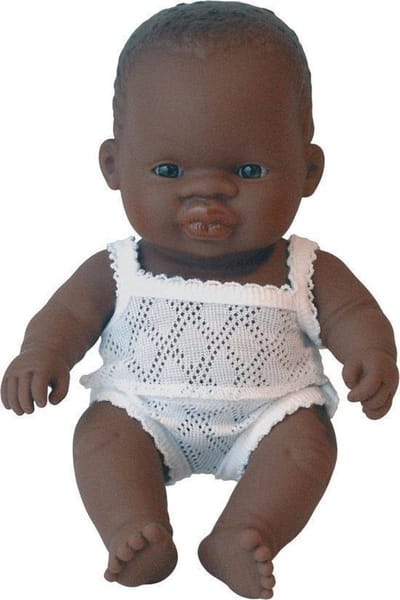 Babypop Afrikaanse Jongen 21cm