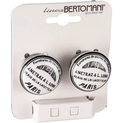 Bertomani Meubelknop Parijs - Keramiek - 36mm - Set Van 2