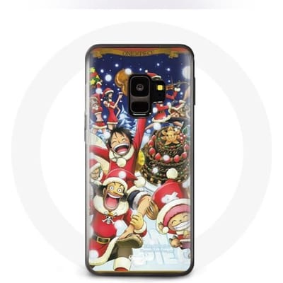 Coque pour Samsung Galaxy S9 One Piece Christmas Day Anime Manga
